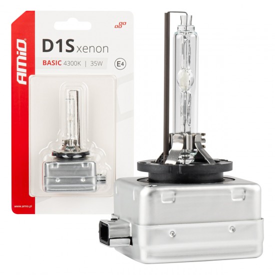 ΑΝΤΑΛΛΑΚΤΙΚΗ ΛΑΜΠΑ ΧΕΝΟΝ BASIC D1S 12V 4.300k 35W BLISTER CARD AMIO - 1 ΤΕΜ.