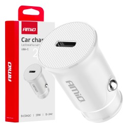 ΦΟΡΤΙΣΤΗΣ ΑΝΑΠΤΗΡΑ 12/24V ΜΕ 1 ΘΥΡΑ USB-C 20W 5V/3AQC ΤΑΧΕΙΑΣ ΦΟΡΤΙΣΗΣ ΛΕΥΚΟΣ AMIO - 1 Τεμ. ΦΟΡΤΙΣΤΗΣ ΑΝΑΠΤΗΡΑ 12/24V ΜΕ 1 ΘΥΡΑ USB-C 20W 5V/3AQC ΤΑΧΕΙΑΣ ΦΟΡΤΙΣΗΣ ΛΕΥΚΟΣ AMIO - 1 Τεμ.