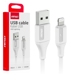 ΚΑΛΩΔΙΟ ΦΟΡΤΙΣΗΣ & ΜΕΤΑΦΟΡΑΣ ΔΕΔΟΜΕΝΩΝ ΑΠΟ USB TYPE A ΣΕ APPLE LIGHTING 3A 100CM ΑΜΙΟ - 1 ΤΕΜ. ΚΑΛΩΔΙΟ ΦΟΡΤΙΣΗΣ & ΜΕΤΑΦΟΡΑΣ ΔΕΔΟΜΕΝΩΝ ΑΠΟ USB TYPE A ΣΕ APPLE LIGHTING 3A 100CM ΑΜΙΟ - 1 ΤΕΜ.
