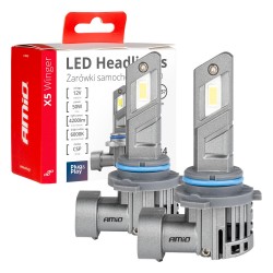 HB4 12V 50W 6.000K 4200LM CSP LED CAN-BUS SERIES X5 WINGER 2ΤΕΜ. AMIO HB4 12V 50W 6.000K 4200LM CSP LED CAN-BUS SERIES X5 WINGER 2ΤΕΜ. AMIO