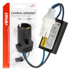 ΑΝΤΙΣΤΑΣΗ ΓΙΑ ΛΑΜΠΑΚΙΑ LED T10 W5W 12V 3.2W AMIO - 1 τεμ. ΑΝΤΙΣΤΑΣΗ ΓΙΑ ΛΑΜΠΑΚΙΑ LED T10 W5W 12V 3.2W AMIO - 1 τεμ.