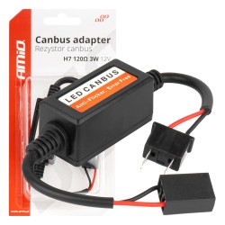 ΑΝΤΙΣΤΑΣΗ ΓΙΑ ΛΑΜΠΕΣ LED H7 12V 3W 120Ω (ΑΝΤΙΣΤΑΣΗ-ΨΕΥΤΗΣ-CANCELLER)  AMIO - 1 τεμ. ΑΝΤΙΣΤΑΣΗ ΓΙΑ ΛΑΜΠΕΣ LED H7 12V 3W 120Ω (ΑΝΤΙΣΤΑΣΗ-ΨΕΥΤΗΣ-CANCELLER)  AMIO - 1 τεμ.