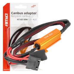 ΑΝΤΙΣΤΑΣΗ ΓΙΑ ΛΑΜΠΕΣ LED H7 12V 50W 6Ω (ΑΝΤΙΣΤΑΣΗ-ΨΕΥΤΗΣ-CANCELLER) AMIO - 1 τεμ. ΑΝΤΙΣΤΑΣΗ ΓΙΑ ΛΑΜΠΕΣ LED H7 12V 50W 6Ω (ΑΝΤΙΣΤΑΣΗ-ΨΕΥΤΗΣ-CANCELLER) AMIO - 1 τεμ.