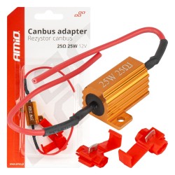Amio - CANBUS Αντίσταση 25Ω 25W για LED Λάμπες – Anti Error - 1 τεμ. (04093/AM)