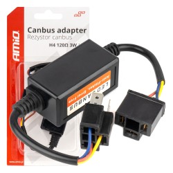 ΑΝΤΙΣΤΑΣΗ ΓΙΑ ΛΑΜΠΕΣ LED H4 12V 3W 120Ω AMIO - 1 τεμ. ΑΝΤΙΣΤΑΣΗ ΓΙΑ ΛΑΜΠΕΣ LED H4 12V 3W 120Ω AMIO - 1 τεμ.