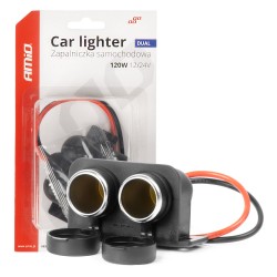 ΠΡΙΖΑ ΜΕ ΔΙΠΛΗ ΥΠΟΔΟΧΗ ΓΙΑ ΦΙΣ ΑΝΑΠΤΗΡΑ 12/24V AMIO - 1 τεμ. ΠΡΙΖΑ ΜΕ ΔΙΠΛΗ ΥΠΟΔΟΧΗ ΓΙΑ ΦΙΣ ΑΝΑΠΤΗΡΑ 12/24V AMIO - 1 τεμ.