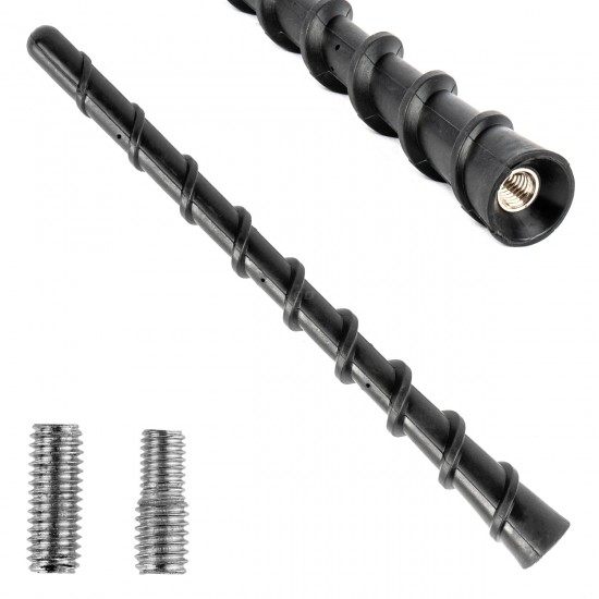 ΚΕΡΑΙΑ ΟΡΟΦΗΣ ANTM10 18cm ΜΕ 2 ΑΝΤΑΠΤΟΡΕΣ 5-6mm ΜΑΥΡΗ ΑΜΙΟ - 1 ΤΕΜ.