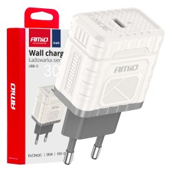 ΦΟΡΤΙΣΤΗΣ ΜΕ ΟΙΚΙΑΚΗ ΠΡΙΖΑ ΜΕ 1 ΘΥΡΑ USB-C 30W 100-240V ΛΕΥΚΟ AMIO - 1 Τεμ. ΦΟΡΤΙΣΤΗΣ ΜΕ ΟΙΚΙΑΚΗ ΠΡΙΖΑ ΜΕ 1 ΘΥΡΑ USB-C 30W 100-240V ΛΕΥΚΟ AMIO - 1 Τεμ.