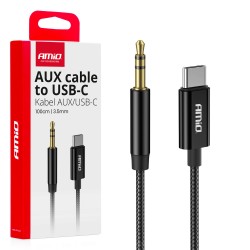 ΚΑΛΩΔΙΟ ΣΥΝΔΕΣΗΣ ΑΝΤΑΠΤΟΡΑΣ ΑΠΟ USB-C ΣΕ AUX MINI JACK 3.5mm 1m AMIO - 1 Τεμ. ΚΑΛΩΔΙΟ ΣΥΝΔΕΣΗΣ ΑΝΤΑΠΤΟΡΑΣ ΑΠΟ USB-C ΣΕ AUX MINI JACK 3.5mm 1m AMIO - 1 Τεμ.