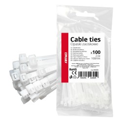 ΔΕΜΑΤΙΚΑ/ΔΕΤΙΚΑ ΚΑΛΩΔΙΩΝ TIE WRAP (ΤΑΙΡΑΠ) 2.5 x 100mm (ΛΕΥΚΟ)  ΑΜΙΟ - 100 ΤΕΜ. ΔΕΜΑΤΙΚΑ/ΔΕΤΙΚΑ ΚΑΛΩΔΙΩΝ TIE WRAP (ΤΑΙΡΑΠ) 2.5 x 100mm (ΛΕΥΚΟ)  ΑΜΙΟ - 100 ΤΕΜ.
