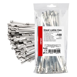 ΔΕΜΑΤΙΚΑ/ΔΕΤΙΚΑ ΚΑΛΩΔΙΩΝ TIE WRAP (ΤΑΙΡΑΠ) ΜΕΤΑΛΛΙΚΑ 4,6 x 200mm ΑΜΙΟ - 100 ΤΕΜ. ΔΕΜΑΤΙΚΑ/ΔΕΤΙΚΑ ΚΑΛΩΔΙΩΝ TIE WRAP (ΤΑΙΡΑΠ) ΜΕΤΑΛΛΙΚΑ 4,6 x 200mm ΑΜΙΟ - 100 ΤΕΜ.