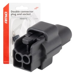 ΦΙΣΑ ΣΥΝΔΕΣΗΣ ΜΕ ΥΠΟΔΟΧΗ 2 PIN Φ2,2mm ΑΔΙΑΒΡΟΧΗ AMIO - 1 τεμ. ΦΙΣΑ ΣΥΝΔΕΣΗΣ ΜΕ ΥΠΟΔΟΧΗ 2 PIN Φ2,2mm ΑΔΙΑΒΡΟΧΗ AMIO - 1 τεμ.