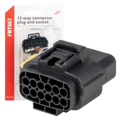 ΦΙΣΑ ΣΥΝΔΕΣΗΣ ΜΕ ΥΠΟΔΟΧΗ 12 PIN Φ2,2mm ΑΔΙΑΒΡΟΧΗ AMIO - 1 τεμ. ΦΙΣΑ ΣΥΝΔΕΣΗΣ ΜΕ ΥΠΟΔΟΧΗ 12 PIN Φ2,2mm ΑΔΙΑΒΡΟΧΗ AMIO - 1 τεμ.