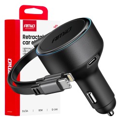 ΦΟΡΤΙΣΤΗΣ ΑΝΑΠΤΗΡΑ 12/24V ΜΕ 1ΘΥΡΑ USB-C 60W ΤΑΧΕΙΑΣ ΦΟΡΤΙΣΗΣ ΜΕ ΕΝΣΩΜΑΤΩΜΕΝΟ ΚΑΛΩΔΙΟ USB C+APPLE LIGHTING ΑΜΙΟ - 1 Τεμ. ΦΟΡΤΙΣΤΗΣ ΑΝΑΠΤΗΡΑ 12/24V ΜΕ 1ΘΥΡΑ USB-C 60W ΤΑΧΕΙΑΣ ΦΟΡΤΙΣΗΣ ΜΕ ΕΝΣΩΜΑΤΩΜΕΝΟ ΚΑΛΩΔΙΟ USB C+APPLE LIGHTING ΑΜΙΟ - 1 Τεμ.
