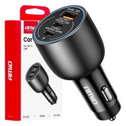 ΦΟΡΤΙΣΤΗΣ ΑΝΑΠΤΗΡΑ 12/24V ΜΕ 3 ΘΥΡΕΣ 2xUSB-C/1xUSB-A 95W 5V/3A ΤΑΧΕΙΑΣ ΦΟΡΤΙΣΗΣ ΑΛΟΥΜΙΝΙΟ/ΜΑΥΡΟΣ ΑΜΙΟ - 1 Τεμ. ΦΟΡΤΙΣΤΗΣ ΑΝΑΠΤΗΡΑ 12/24V ΜΕ 3 ΘΥΡΕΣ 2xUSB-C/1xUSB-A 95W 5V/3A ΤΑΧΕΙΑΣ ΦΟΡΤΙΣΗΣ ΑΛΟΥΜΙΝΙΟ/ΜΑΥΡΟΣ ΑΜΙΟ - 1 Τεμ.