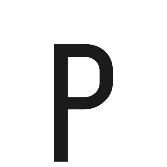 ΑΥΤΟΚΟΛΛΗΤΟ ΓΡΑΜΜΑ ΠΙΝΑΚΙΔΩΝ 60x30mm "P"