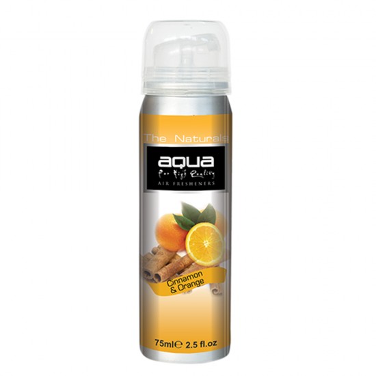 ΑΡΩΜΑΤΙΚΟ ΑΥΤΟΚΙΝΗΤΟΥ ΣΕ ΣΠΡΕΙ (SPRAY) ΜΕ ΑΡΩΜΑ ΠΟΡΤΟΚΑΛΙ & ΚΑΝΕΛΑ FRUITS SERIES 75ml AQUA - 1 TEM. ΑΡΩΜΑΤΙΚΟ ΑΥΤΟΚΙΝΗΤΟΥ ΣΕ ΣΠΡΕΙ (SPRAY) ΜΕ ΑΡΩΜΑ ΠΟΡΤΟΚΑΛΙ & ΚΑΝΕΛΑ FRUITS SERIES 75ml AQUA - 1 TEM.