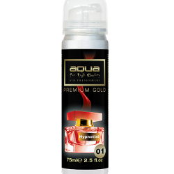 ΑΡΩΜΑΤΙΚΟ ΑΥΤΟΚΙΝΗΤΟΥ ΣΕ ΣΠΡΕΙ (SPRAY)  ΜΕ ΑΡΩΜΑ HYPNOTIST PREMIUM GOLD SERIES 75ml AQUA - 1 TEM. ΑΡΩΜΑΤΙΚΟ ΑΥΤΟΚΙΝΗΤΟΥ ΣΕ ΣΠΡΕΙ (SPRAY)  ΜΕ ΑΡΩΜΑ HYPNOTIST PREMIUM GOLD SERIES 75ml AQUA - 1 TEM.