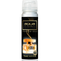 ΑΡΩΜΑΤΙΚΟ ΑΥΤΟΚΙΝΗΤΟΥ ΣΕ ΣΠΡΕΙ (SPRAY)  ΜΕ ΑΡΩΜΑ GOLD ANGEL PREMIUM GOLD SERIES 75ml AQUA - 1 TEM. ΑΡΩΜΑΤΙΚΟ ΑΥΤΟΚΙΝΗΤΟΥ ΣΕ ΣΠΡΕΙ (SPRAY)  ΜΕ ΑΡΩΜΑ GOLD ANGEL PREMIUM GOLD SERIES 75ml AQUA - 1 TEM.