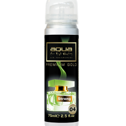 ΑΡΩΜΑΤΙΚΟ ΑΥΤΟΚΙΝΗΤΟΥ ΣΕ ΣΠΡΕΙ (SPRAY)  ΜΕ ΑΡΩΜΑ STRONG PREMIUM GOLD SERIES 75ml AQUA - 1 TEM. ΑΡΩΜΑΤΙΚΟ ΑΥΤΟΚΙΝΗΤΟΥ ΣΕ ΣΠΡΕΙ (SPRAY)  ΜΕ ΑΡΩΜΑ STRONG PREMIUM GOLD SERIES 75ml AQUA - 1 TEM.