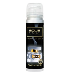 ΑΡΩΜΑΤΙΚΟ ΑΥΤΟΚΙΝΗΤΟΥ ΣΕ ΣΠΡΕΙ (SPRAY) ΜΕ ΑΡΩΜΑ BLACK PREMIUM GOLD SERIES 75ml AQUA - 1 TEM. ΑΡΩΜΑΤΙΚΟ ΑΥΤΟΚΙΝΗΤΟΥ ΣΕ ΣΠΡΕΙ (SPRAY) ΜΕ ΑΡΩΜΑ BLACK PREMIUM GOLD SERIES 75ml AQUA - 1 TEM.