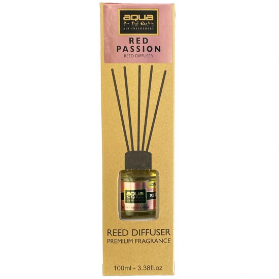 Αρωματικό Χώρου Red Passion Home Reed Diffuser με 6 Στικς Aqua 100 ml - 1 τμχ Αρωματικό Χώρου Red Passion Home Reed Diffuser με 6 Στικς Aqua 100 ml - 1 τμχ