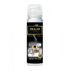 ΑΡΩΜΑΤΙΚΟ ΑΥΤΟΚΙΝΗΤΟΥ ΣΕ ΣΠΡΕΙ (SPRAY)  ΜΕ ΑΡΩΜΑ ABER PREMIUM GOLD SERIES 75ml AQUA - 1 TEM.
