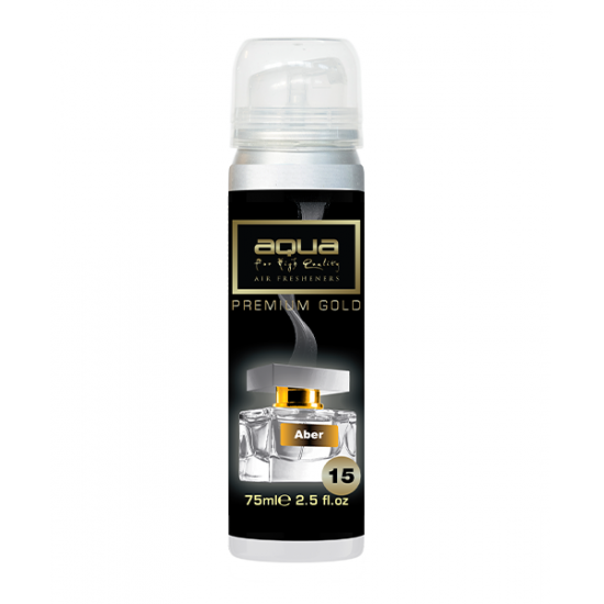 ΑΡΩΜΑΤΙΚΟ ΑΥΤΟΚΙΝΗΤΟΥ ΣΕ ΣΠΡΕΙ (SPRAY)  ΜΕ ΑΡΩΜΑ ABER PREMIUM GOLD SERIES 75ml AQUA - 1 TEM. ΑΡΩΜΑΤΙΚΟ ΑΥΤΟΚΙΝΗΤΟΥ ΣΕ ΣΠΡΕΙ (SPRAY)  ΜΕ ΑΡΩΜΑ ABER PREMIUM GOLD SERIES 75ml AQUA - 1 TEM.