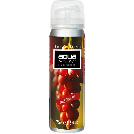 ΑΡΩΜΑΤΙΚΟ ΑΥΤΟΚΙΝΗΤΟΥ ΣΕ ΣΠΡΕΙ (SPRAY) ΜΕ ΑΡΩΜΑ ΚΟΚΚΙΝΟ ΣΤΑΦΥΛΙ (RED GRAPES) FRUITS SERIES 75ml AQUA - 1 TEM. ΑΡΩΜΑΤΙΚΟ ΑΥΤΟΚΙΝΗΤΟΥ ΣΕ ΣΠΡΕΙ (SPRAY) ΜΕ ΑΡΩΜΑ ΚΟΚΚΙΝΟ ΣΤΑΦΥΛΙ (RED GRAPES) FRUITS SERIES 75ml AQUA - 1 TEM.