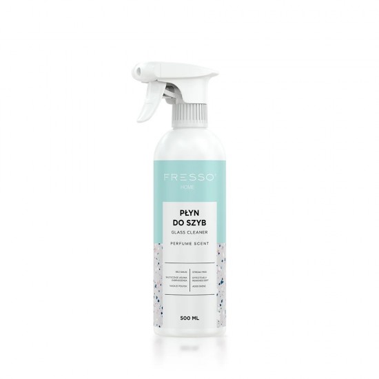 Fresso - Καθαριστικό Τζαμιών 500 ml με Ψεκαστήρα για Τζάμια, Καθρέπτες και Επιφάνειες Χρωμίου χωρίς Γραμμές - 1 Τεμ. (390365/FRE)