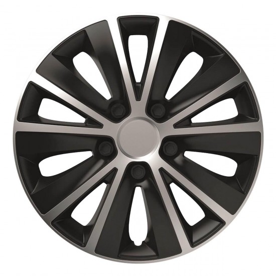 ΤΑΣΙΑ 14" RAPIDE NC SILVER BLACK (ΜΕ ΔΙΑΜΕΤΡΟ ΓΙΑ ΣΗΜΑ 7,2cm) - ΣΕΤ 4ΤΕΜ ΣΕ ΚΟΥΤΙ