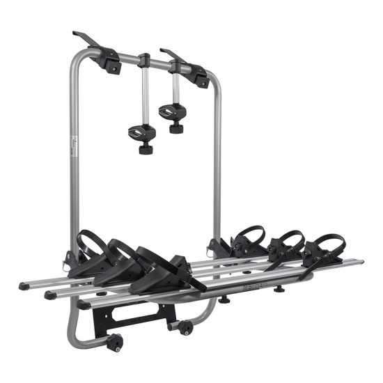 Menabo - Βάση Ποδηλάτου Shadow για 3 Ποδήλατα ή Fat Bikes με Quick Lock System για VW Caddy 2.0 (2021>) Van / SUV με Ασφαλή Μεταφορά Φορτίου - 1 Σετ (12950/MB)