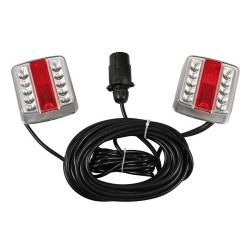 Φανάριa Τρέιλερ Πίσω με 14LED Μαγνητικά με καλώδιο 7pin 12V Φανάριa Τρέιλερ Πίσω με 14LED Μαγνητικά με καλώδιο 7pin 12V