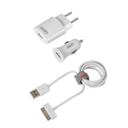 Καλώδιο Φορτισης / Συγχρονισμού USB για Apple 100cm 30pin με αντάπτορα USB αναπτήρα 12V/24V και αντάπτορα 220V Καλώδιο Φορτισης / Συγχρονισμού USB για Apple 100cm 30pin με αντάπτορα USB αναπτήρα 12V/24V και αντάπτορα 220V