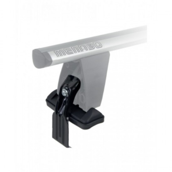 Menabo - Σετ Άκρα (Πόδια) Kit Type G για Μπάρες Οροφής Delta Black / Silver - 1 Σετ (15990/MB)