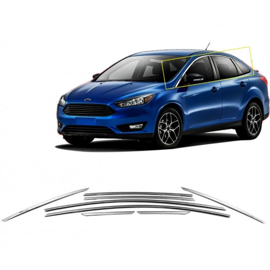 TRIM ΠΑΡΑΘΥΡΩΝ ΑΝΩ ΑΝΟΞΕΙΔΩΤΟ ΑΤΣΑΛΙ ΧΡΩΜΙΟ ΓΙΑ FORD FOCUS SD 2011+ S-DIZAYN - 8 TEM. TRIM ΠΑΡΑΘΥΡΩΝ ΑΝΩ ΑΝΟΞΕΙΔΩΤΟ ΑΤΣΑΛΙ ΧΡΩΜΙΟ ΓΙΑ FORD FOCUS SD 2011+ S-DIZAYN - 8 TEM.