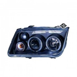 Φανάρια Μπροστινά Angel Eyes VW BORA 09.98+  Μαύρα Φανάρια Μπροστινά Angel Eyes VW BORA 09.98+  Μαύρα