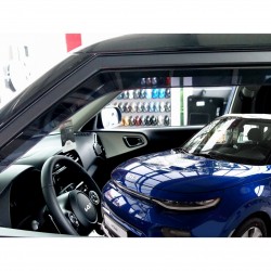 ΑΝΕΜΟΘΡΑΥΣΤΕΣ ΓΙΑ KIA E-SOUL 5D 2019+   ΑΥΤΟΚΙΝΗΤΟΥ ΑΠΟ ΕΥΚΑΜΠΤΟ ΦΙΜΕ ΠΛΑΣΤΙΚΟ HEKO - 2 ΤΕΜ.