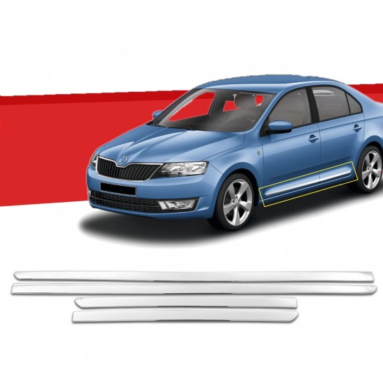 ΦΑΣΑ ΠΟΡΤΑΣ ΧΡΩΜΙΟΥ ΜΕΤΑΛΛΙΚΗ 4ΤΕΜ ΓΙΑ SKODA OCTAVIA 3 A7 4D/SW 2013+ ΦΑΣΑ ΠΟΡΤΑΣ ΧΡΩΜΙΟΥ ΜΕΤΑΛΛΙΚΗ 4ΤΕΜ ΓΙΑ SKODA OCTAVIA 3 A7 4D/SW 2013+