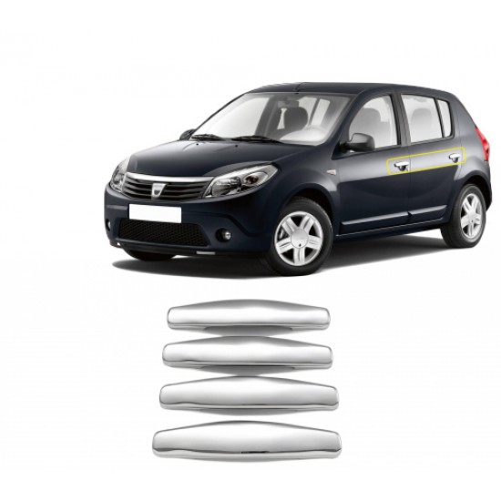 ΧΕΡΟΥΛΙΑ ΠΟΡΤΑΣ ΓΙΑ DACIA SANDERO 1 5D 2007-2013  ΧΡΩΜΙΟ ΜΕΤΑΛΛΙΚΑ 4ΤΕΜ. ΧΕΡΟΥΛΙΑ ΠΟΡΤΑΣ ΓΙΑ DACIA SANDERO 1 5D 2007-2013  ΧΡΩΜΙΟ ΜΕΤΑΛΛΙΚΑ 4ΤΕΜ.