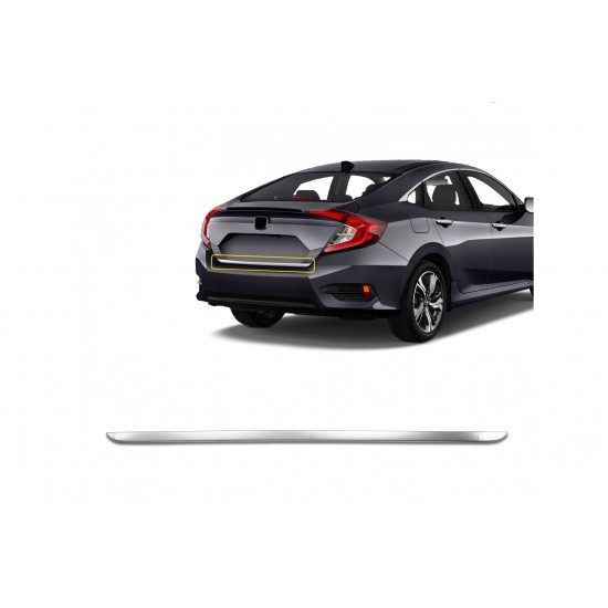 TRIM ΜΑΡΚΕ ΠΟΡΤ ΠΑΓΚΑΖ S-DIZAYN ΓΙΑ HONDA CIVIC SD 2016+- 1 TEM. TRIM ΜΑΡΚΕ ΠΟΡΤ ΠΑΓΚΑΖ S-DIZAYN ΓΙΑ HONDA CIVIC SD 2016+- 1 TEM.