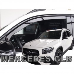 ΑΝΕΜΟΘΡΑΥΣΤΕΣ ΓΙΑ MERCEDES GLB X247 5D 2019+ ΖΕΥΓΑΡΙ ΑΠΟ ΕΥΚΑΜΠΤΟ ΦΙΜΕ ΠΛΑΣΤΙΚΟ HEKO - 2 ΤΕΜ.