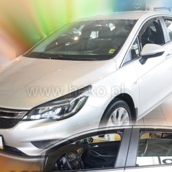 ΑΝΕΜΟΘΡΑΥΣΤΕΣ ΓΙΑ OPEL ASTRA K 5D 2015+ HTB / SPORTS TOURER  ΖΕΥΓΑΡΙ ΑΠΟ ΕΥΚΑΜΠΤΟ ΦΙΜΕ ΠΛΑΣΤΙΚΟ HEKO - 2 ΤΕΜ.