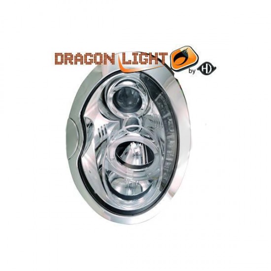 ΦΑΝΑΡΙΑ ΓΙΑ BMW MINI R50/R52/R53 01-06 DRAGONLIGHT+LED CHROME ΦΑΝΑΡΙΑ ΓΙΑ BMW MINI R50/R52/R53 01-06 DRAGONLIGHT+LED CHROME