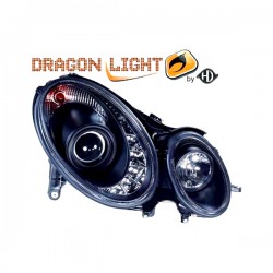 ΦΑΝΑΡΙΑ ΓΙΑ MERCEDES E-KLAS W211 02-06 DRAGONLIGHT+LED BLACK ΦΑΝΑΡΙΑ ΓΙΑ MERCEDES E-KLAS W211 02-06 DRAGONLIGHT+LED BLACK