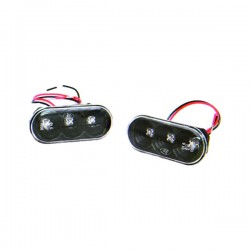 FORD FIESTA 02-08 / FOCUS 04-08 / SEAT IBIZA 02-08 / VW GOLF 3 91-97 ΦΛΑΣ ΦΤΕΡΟΥ ΜΑΥΡΟ+LED FORD FIESTA 02-08 / FOCUS 04-08 / SEAT IBIZA 02-08 / VW GOLF 3 91-97 ΦΛΑΣ ΦΤΕΡΟΥ ΜΑΥΡΟ+LED