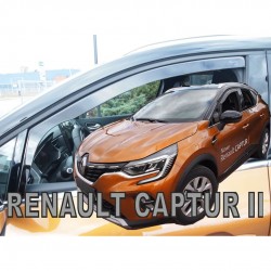 ΑΝΕΜΟΘΡΑΥΣΤΕΣ ΓΙΑ RENAULT CAPTUR 5D 2019+ ΖΕΥΓΑΡΙ ΑΠΟ ΕΥΚΑΜΠΤΟ ΦΙΜΕ ΠΛΑΣΤΙΚΟ HEKO - 2 ΤΕΜ.