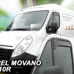 ΑΝΕΜΟΘΡΑΥΣΤΕΣ ΓΙΑ OPEL MOVANO / RENAULT MASTER 2010+ ΖΕΥΓΑΡΙ ΑΠΟ ΕΥΚΑΜΠΤΟ ΦΙΜΕ ΠΛΑΣΤΙΚΟ HEKO - 2 ΤΕΜ.