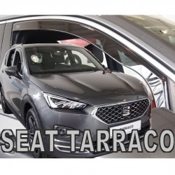 ΑΝΕΜΟΘΡΑΥΣΤΕΣ ΓΙΑ SEAT TARRACO 5D 2019+ ΖΕΥΓΑΡΙ ΑΠΟ ΕΥΚΑΜΠΤΟ ΦΙΜΕ ΠΛΑΣΤΙΚΟ HEKO - 2 ΤΕΜ.