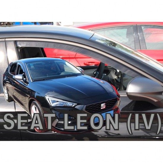 ΑΝΕΜΟΘΡΑΥΣΤΕΣ ΓΙΑ SEAT LEON 5D 2020+ ΖΕΥΓΑΡΙ ΑΠΟ ΕΥΚΑΜΠΤΟ ΦΙΜΕ ΠΛΑΣΤΙΚΟ HEKO - 2 ΤΕΜ.